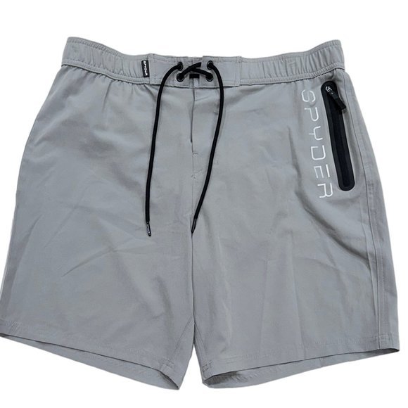 Men's Spider Swim Shorts Grey XXL Great‎ Condition - Picture 1 of 6